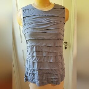 NWT Ann Taylor Medium Gray Knit Casual Top Size XXL